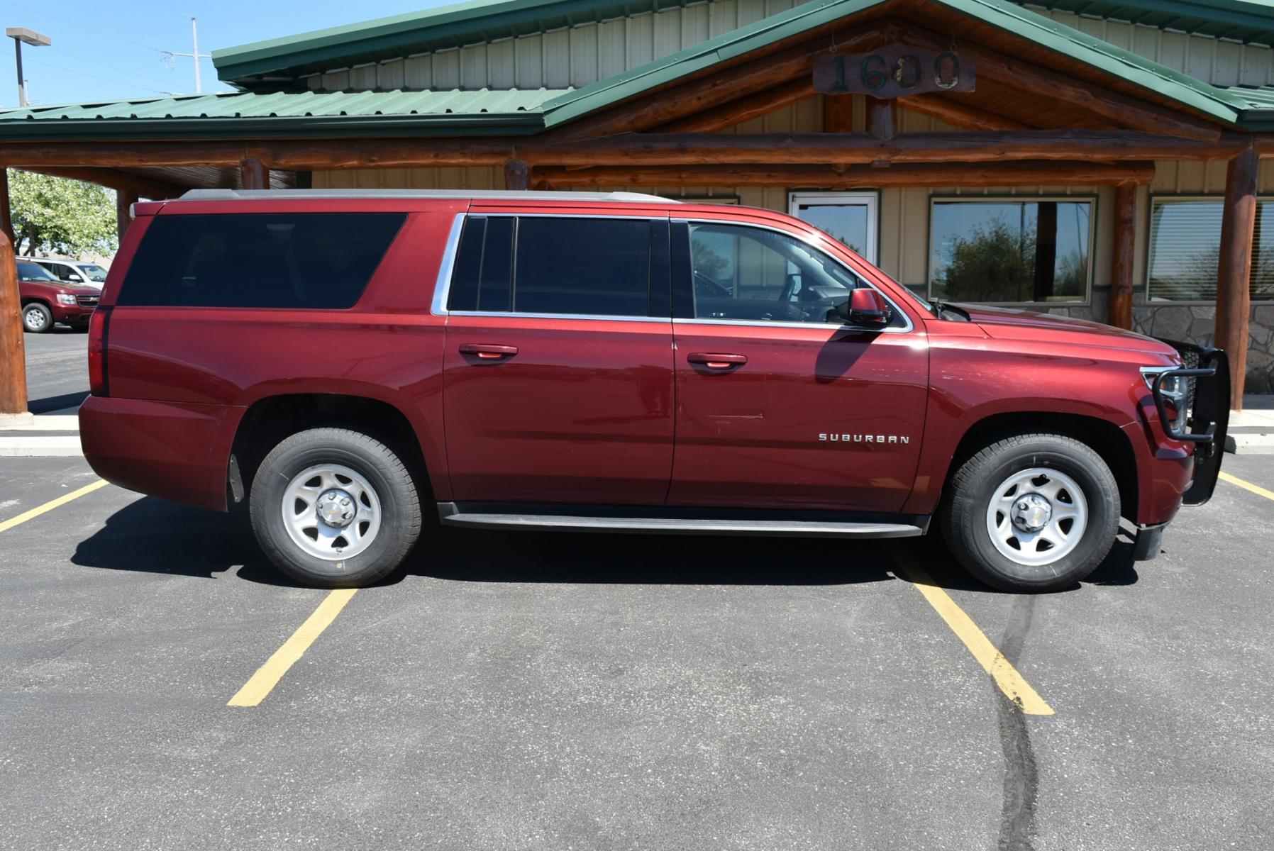 2019 Maroon /Black Chevrolet Suburban Fleet (1GNSKKKC6KR) with an 5.3L V-8 engine, 6-Speed Automatic transmission, located at 1600 E Hwy 44, Rapid City, SD, 57703, (605) 716-7878, 44.070232, -103.171410 - Photo #4